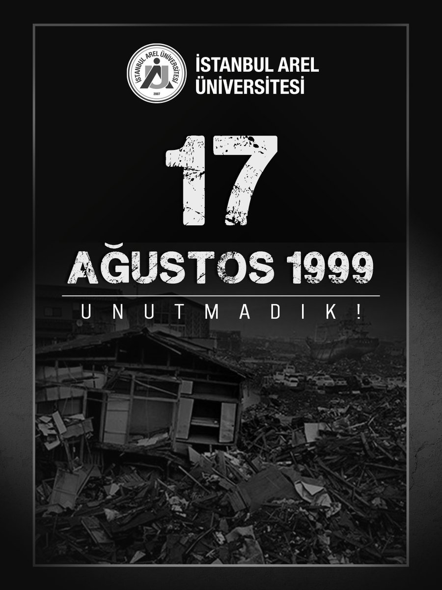 17 Ağustos 1999.
Marmara Depremi'nin 26. yıl dönümünde hayatını kaybeden vatandaşlarımızı rahmetle anıyoruz. 
Unutmadık, unutmayacağız. 

#17Ağustos #MarmaraDepremi