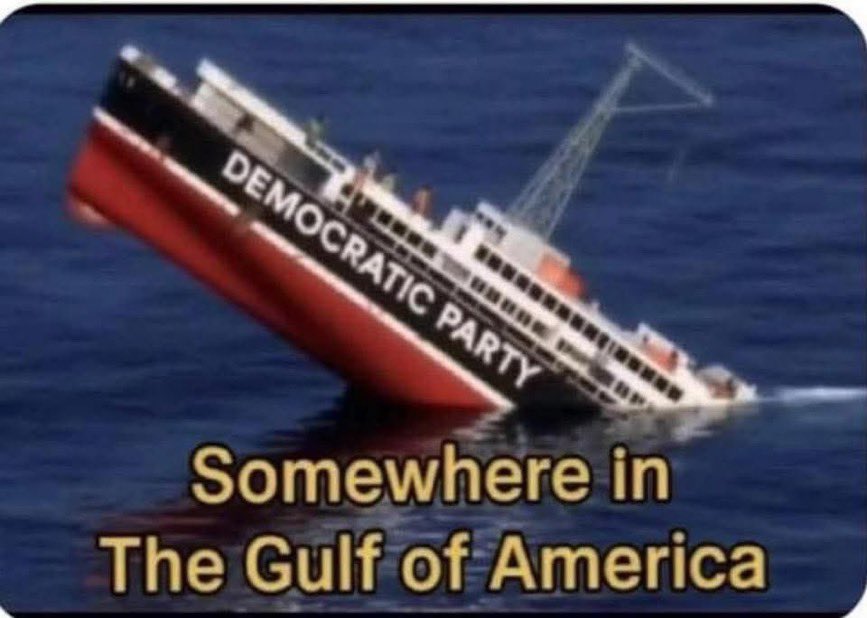 It’s sinking fast.