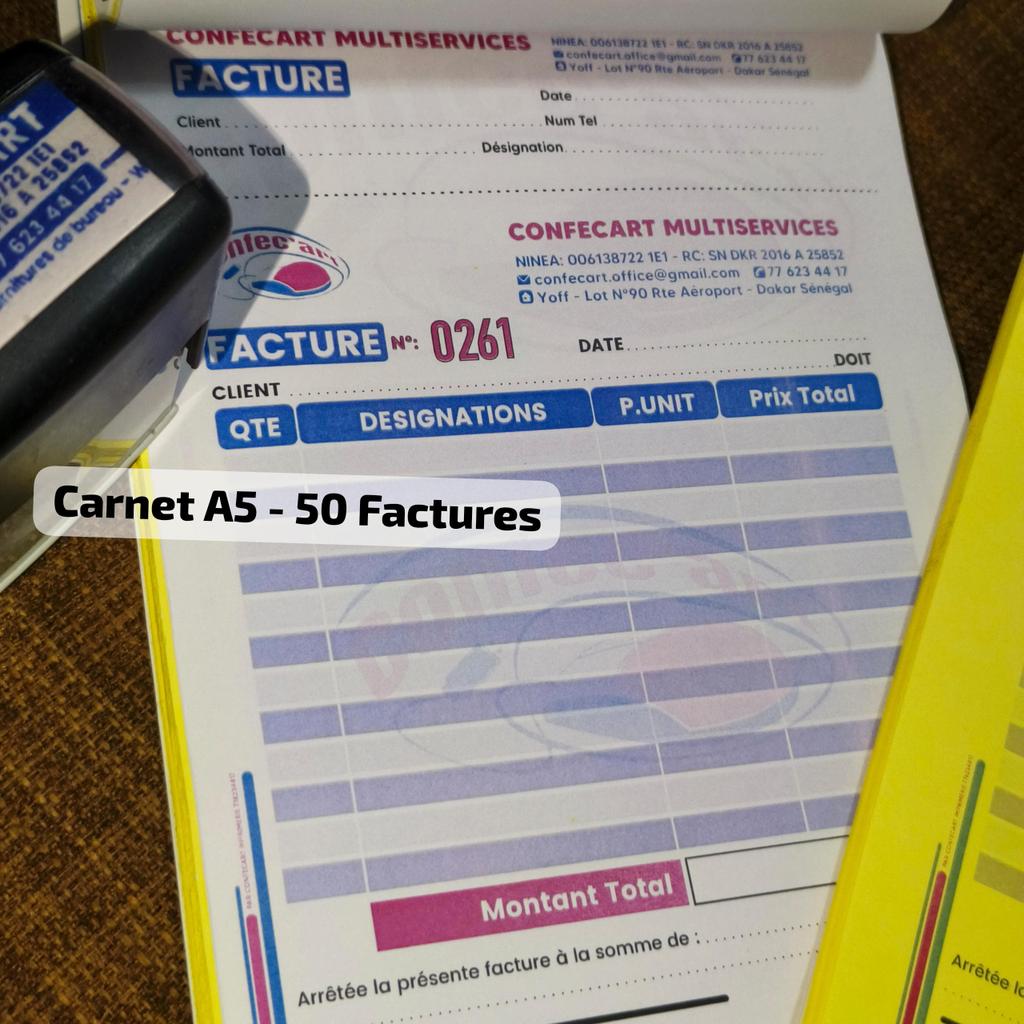 confecart's tweet photo. Bienvenue
Commandez et faites vous livrer sous 24h partout au Sénégal.

4carnets A5 de 50pages 18.000F

8carnets A6 de 50pages 18.000F

4 Blocs 100 Tickets Événements 10.000F

Confecart Yoff Dakar 776234417 appel direct https://t.co/2WdFzMyUA5