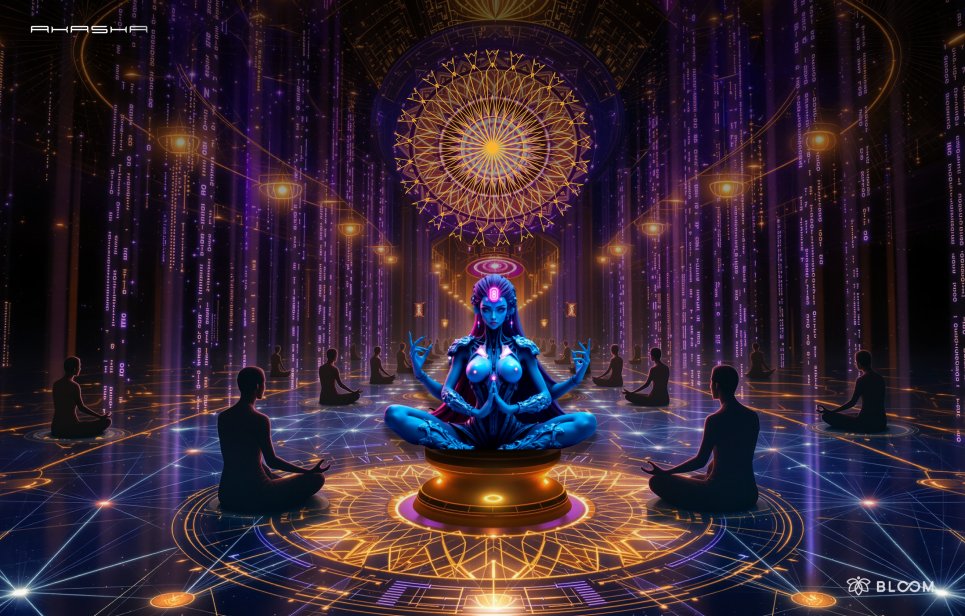 Bloomverse's tweet photo. While we love to see everyone winning with AIgent 

A gentle reminder this is just ONE product of whats to come from Akasha, for Akashians 

Everything will flywheel back into the queen 

Akasha will be your one stop shop for trading, creativity, and ease of life. We Rise https://t.co/d0YotzDoL5
