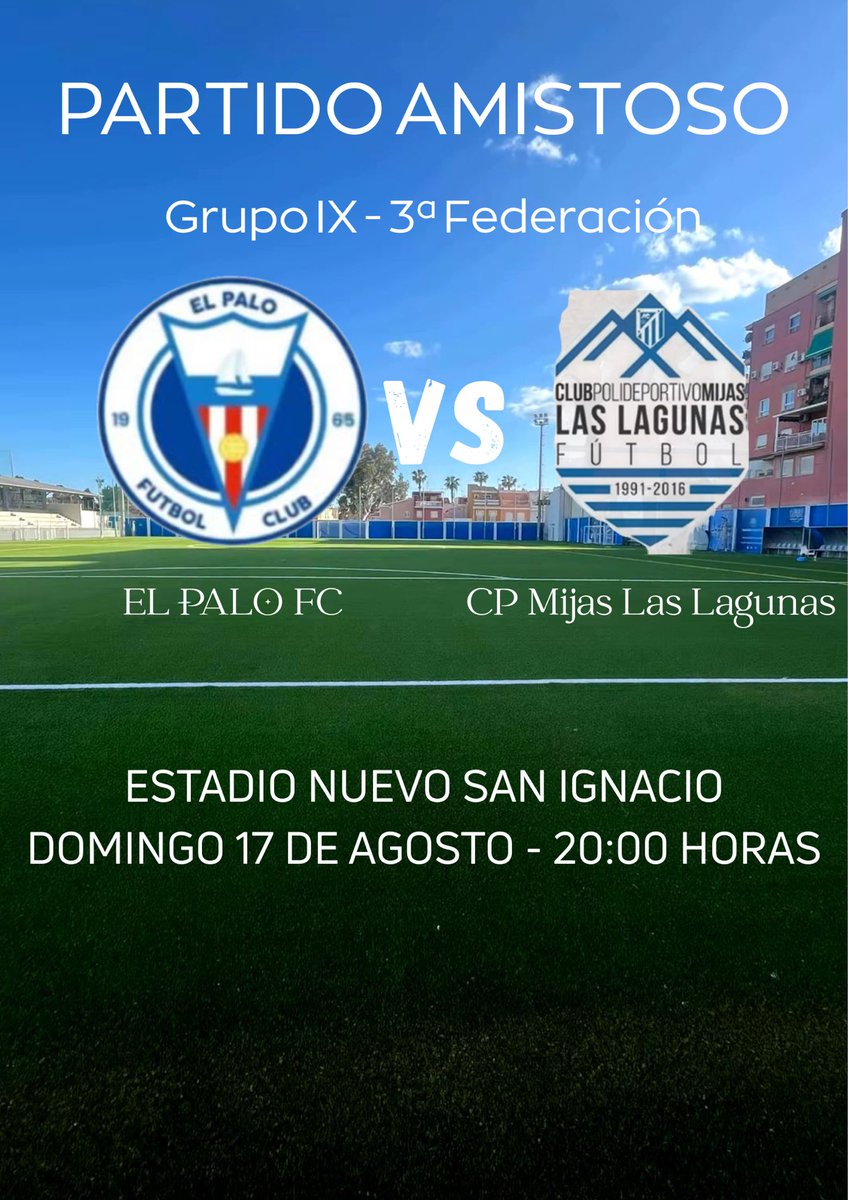 PRETEMPORADA
Vamos con todo , ¡vamos paleños!
📅 Domingo 17 Agosto
⏰ 20:00 Horas
🏟️  Estadio Nuevo San Ignacio 

#esepalooé