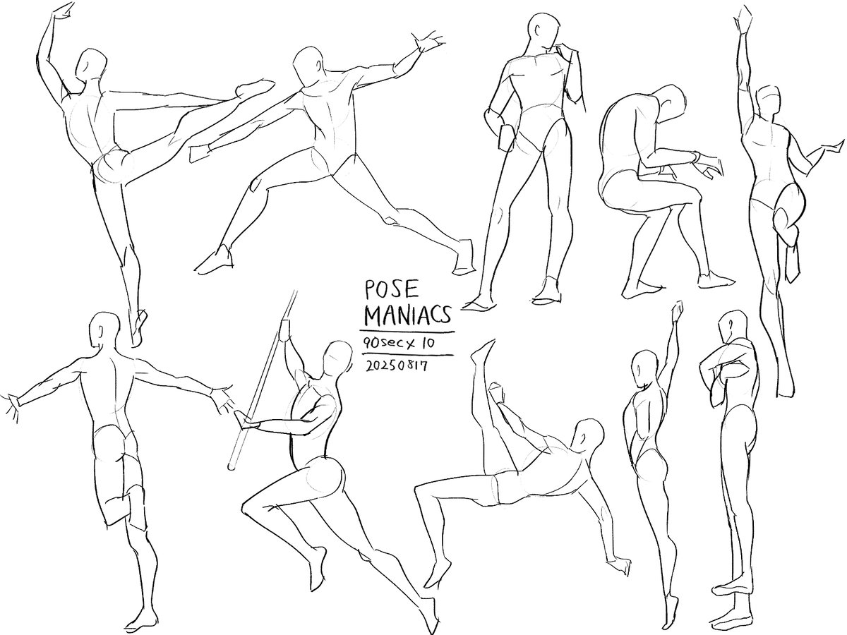 難易度「かんたん」はかんたんじゃない。
#posemaniacs #日々描く