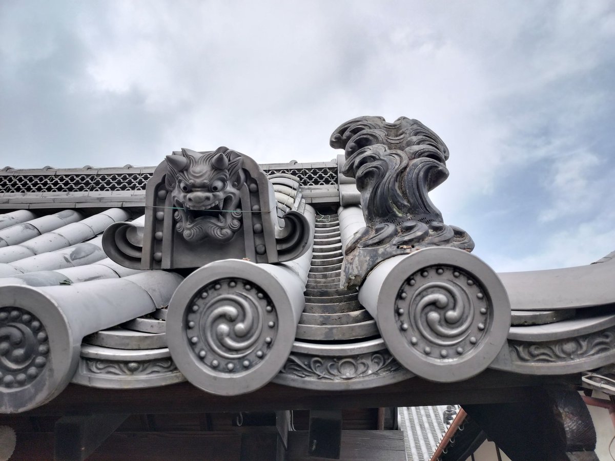 鬼瓦　大 鬼瓦（大）A銀鼠 | seramika store