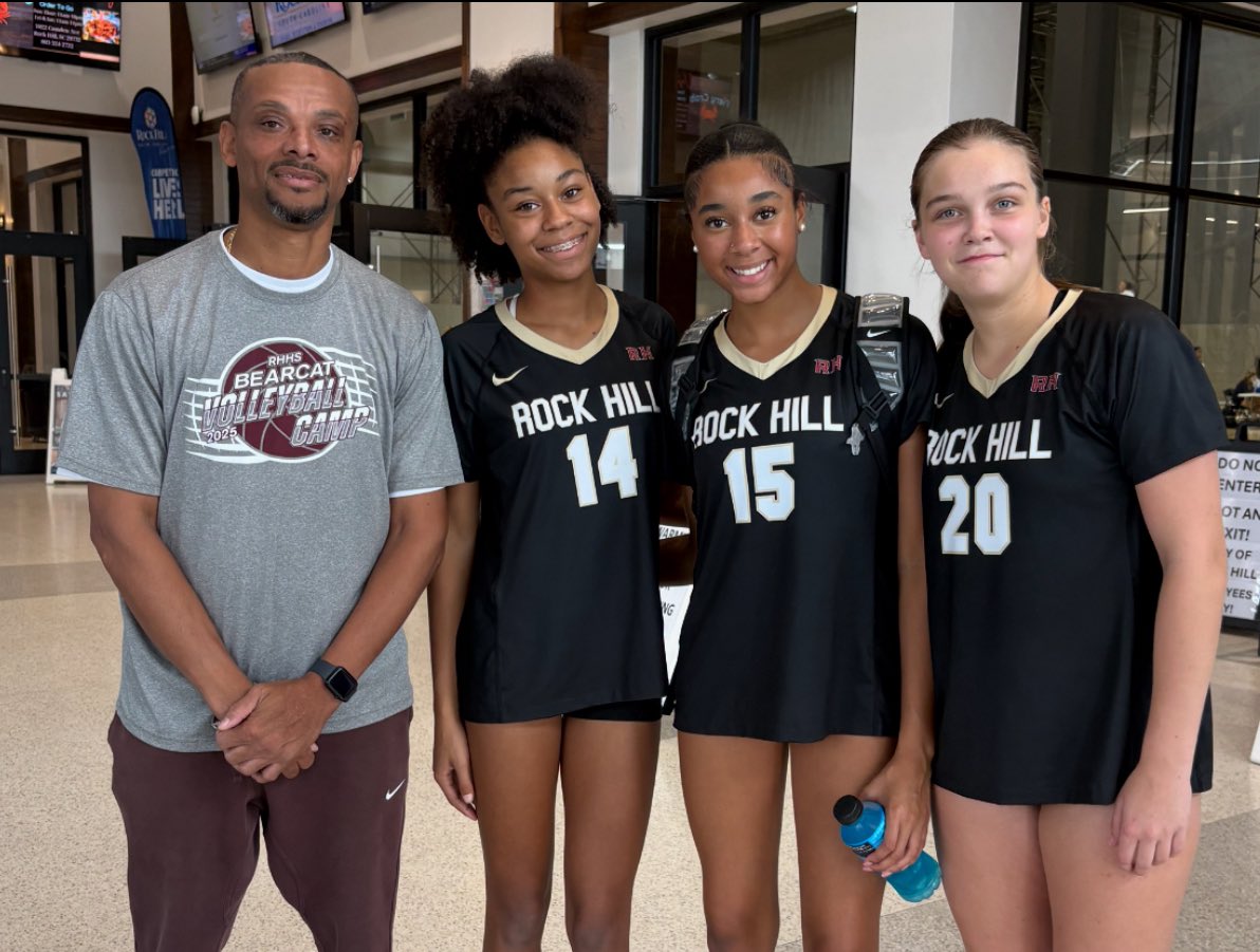 Had to support my girlz. Love their growth and maturity. Fun watching y’all play at the North/South Volleyball Invitational. Proud of Hannah Anderson, Leena Shepard &amp; Heaven Salter. Not Just Basketball Players #BuiltDifferent #LaFamilia