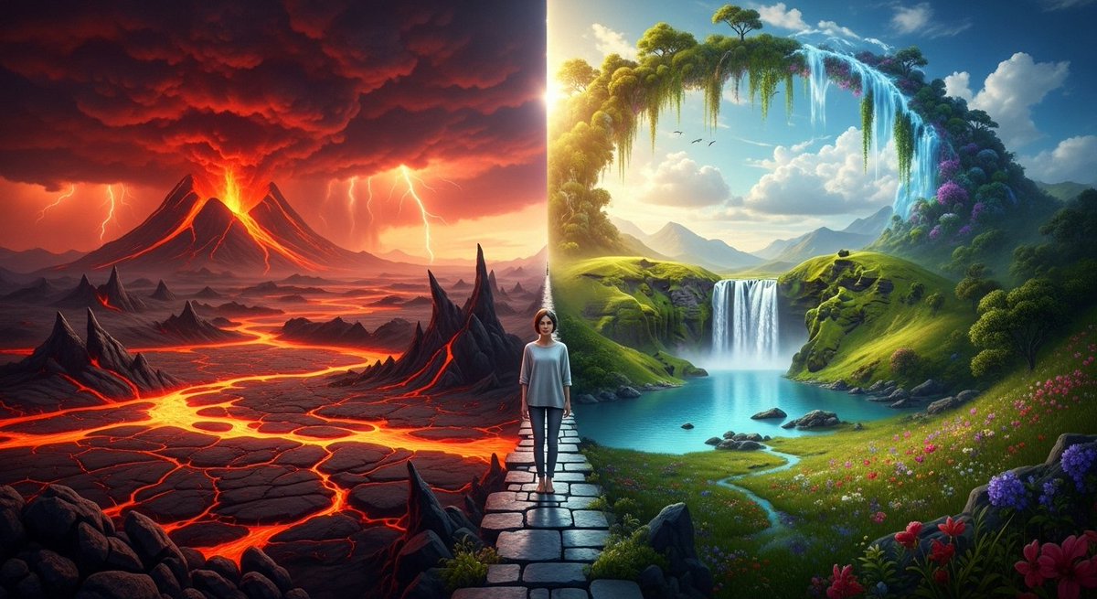 El paraíso y el infierno no son lugares. Son dos formas de vivir este mismo instante. 🍁🍂