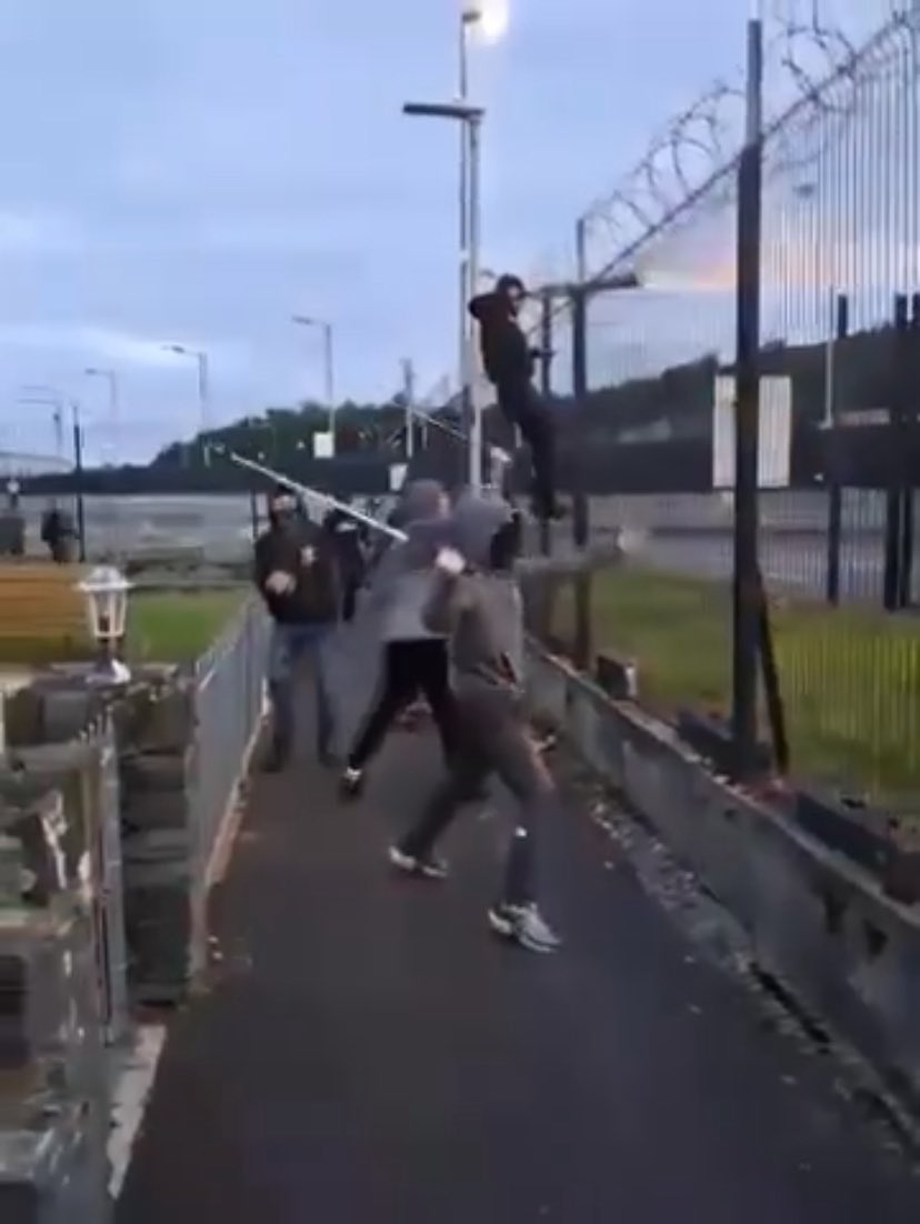 What Harvey will see on his way to the car park after the match