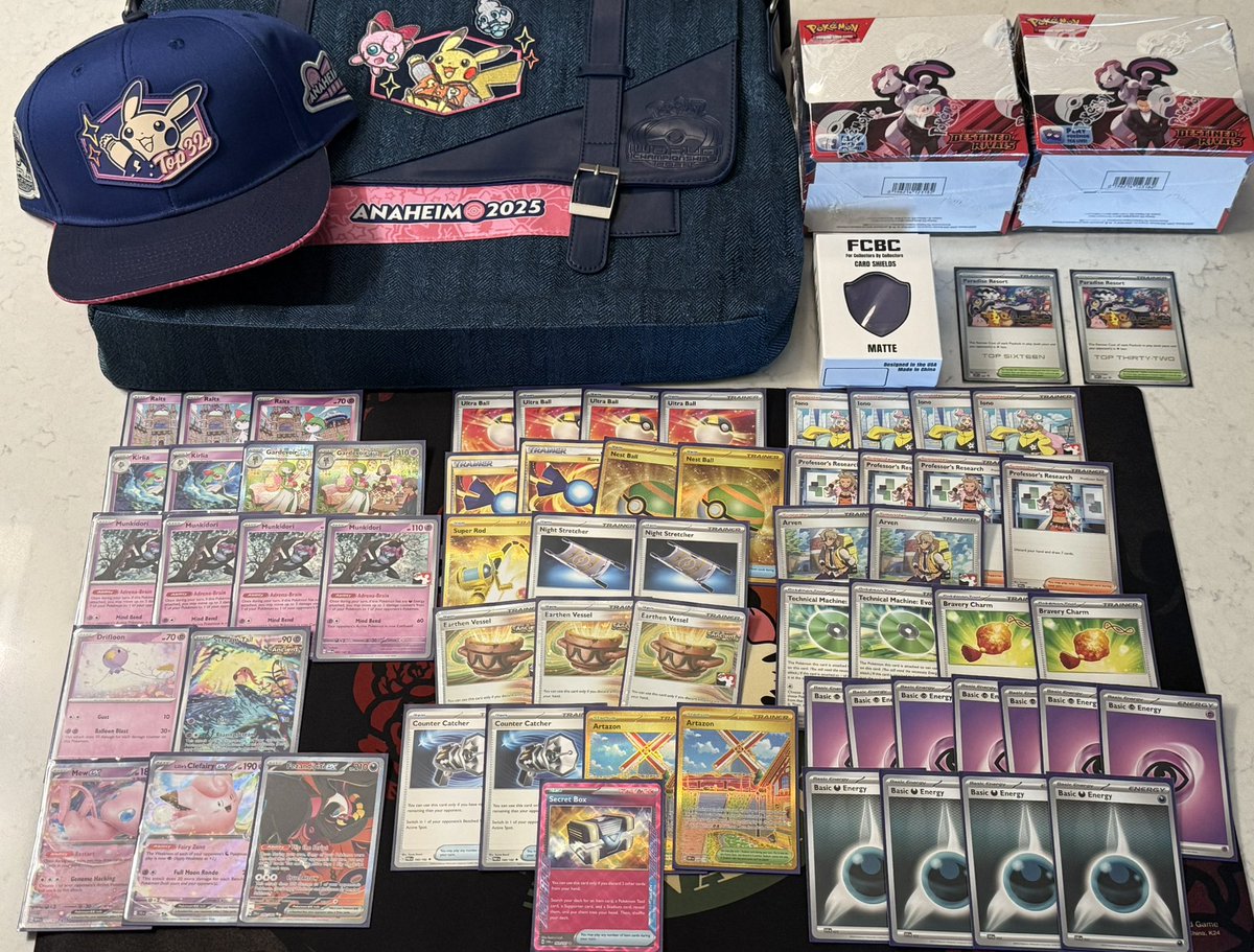 Calvin Connor (@calvinconnortcg) on Twitter photo 14th place at the 2025 Pokémon World Championships!
My family gives me strength when I am weak. Thank you so much <a href="/machadogurls/">Macha 🌸🧸</a> I could not have done this without you all.
Shoutout to for the support
<a href="/FCBCArmor/">FCBC</a> <a href="/TabletopVillage/">Tabletop Village</a> <a href="/beckettcollect/">Beckett Collectibles</a> <a href="/HeritageAuction/">Heritage Auctions</a> 14th place at the 2025 Pokémon World Championships!
My family gives me strength when I am weak. Thank you so much <a href="/machadogurls/">Macha 🌸🧸</a> I could not have done this without you all.
Shoutout to for the support
<a href="/FCBCArmor/">FCBC</a> <a href="/TabletopVillage/">Tabletop Village</a> <a href="/beckettcollect/">Beckett Collectibles</a> <a href="/HeritageAuction/">Heritage Auctions</a>