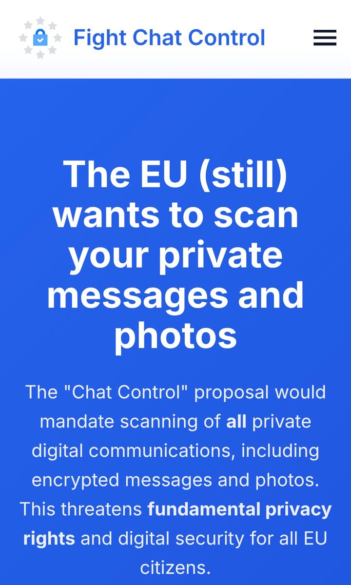 A while ago, I was reading a chat on Discord and came across people talking about the new EU Chat Control proposal. I hadn’t even heard about it before, so I decided to look into it. Honestly, the more I read, the more it feels a bit insane. I fully support investigations of