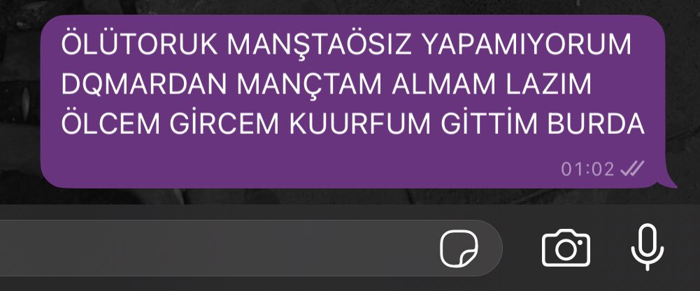 Sevgilimden yarım saat ayrı kalsam bile bendir