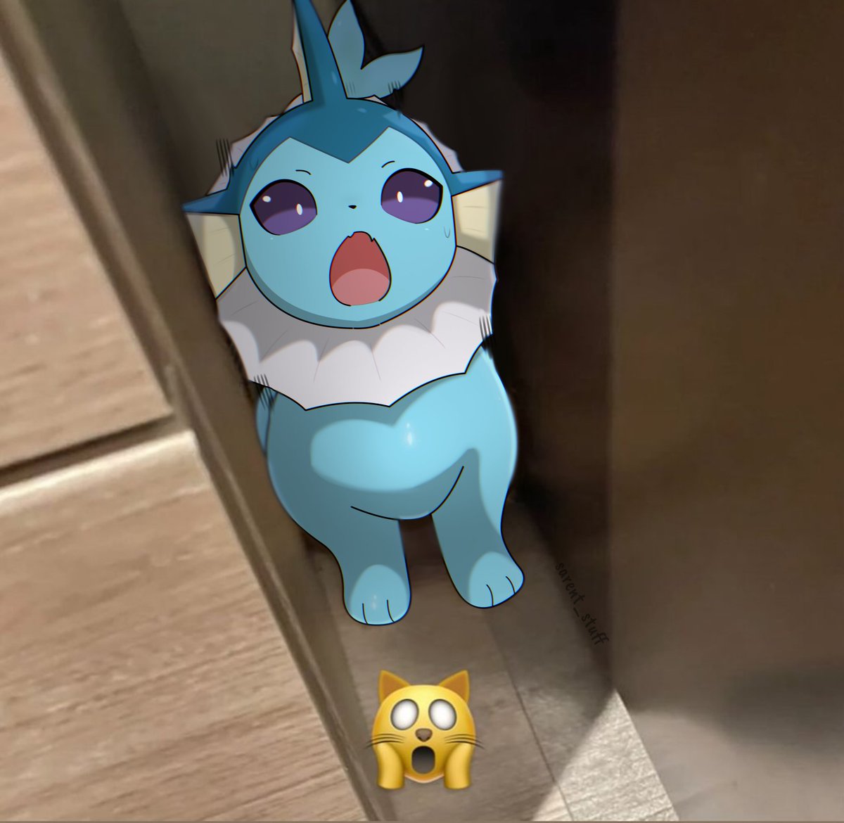 sarent_stuff's tweet image. I found you~ 😈
Vaporeon