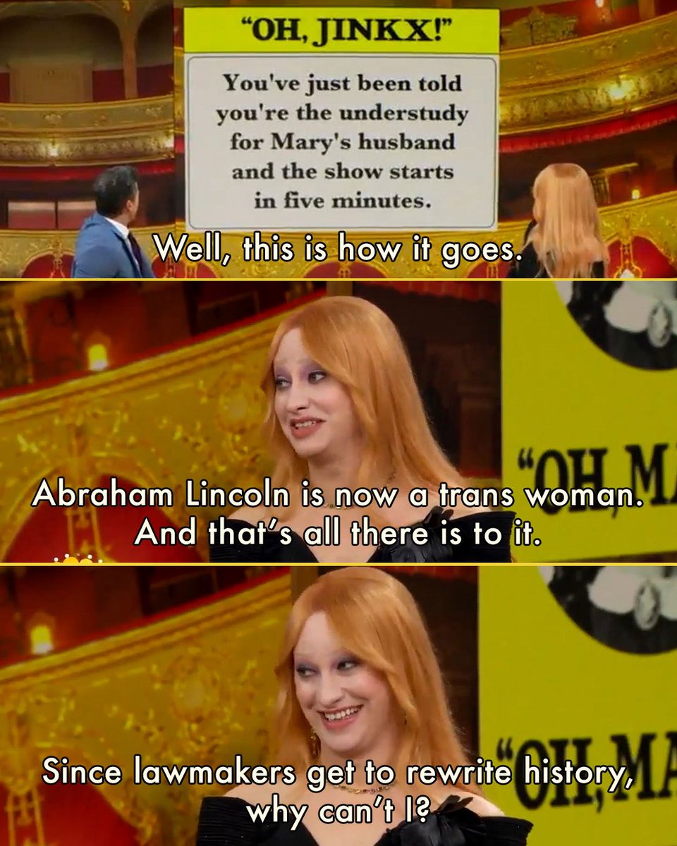 good MORNING america 🫡 <a href="/JinkxMonsoon/">Jinkx Monsoon is Mary Todd</a>