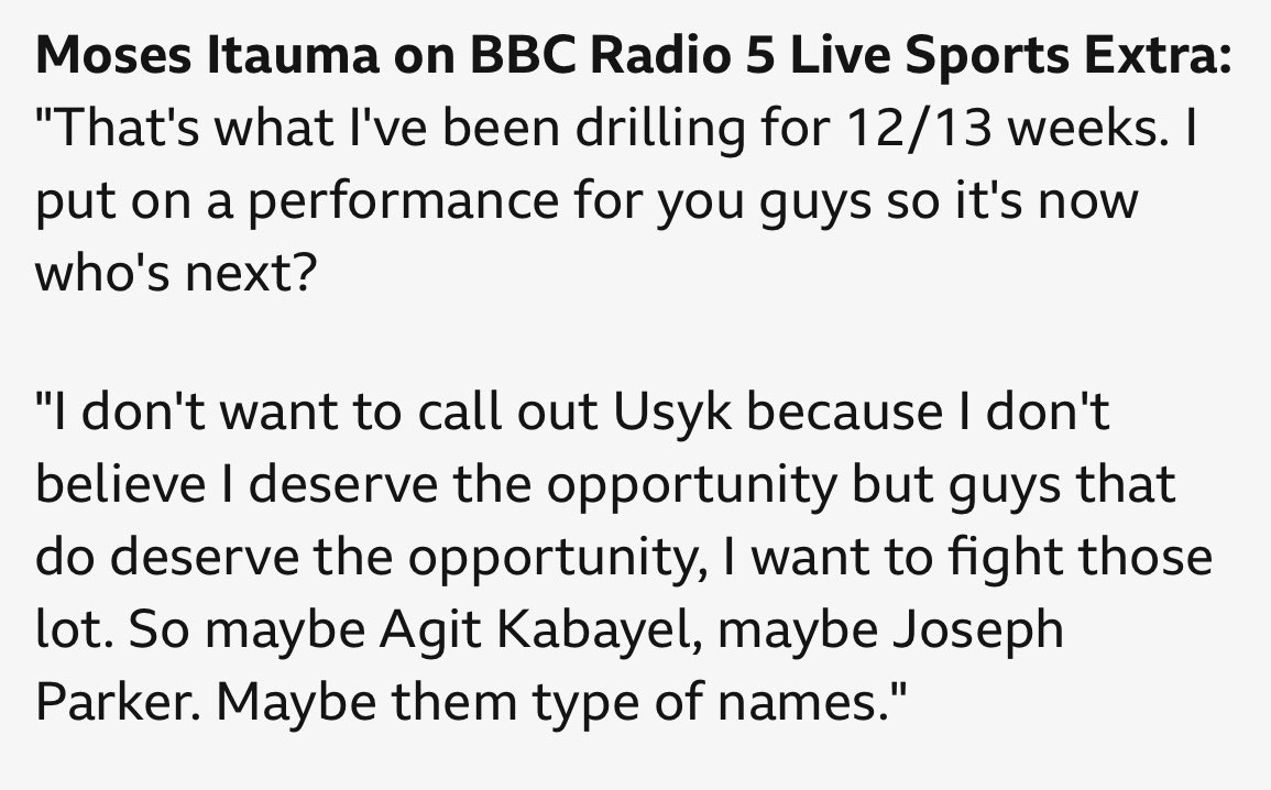 A modest lad. No wonder he’s putting in these performances. Student of the game.