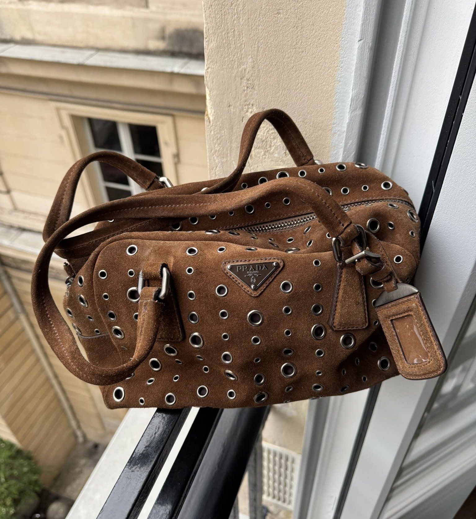 バッグ PRADA 00s archive Suede Leather Bag PRADA 00s archive Suede Leather Bag