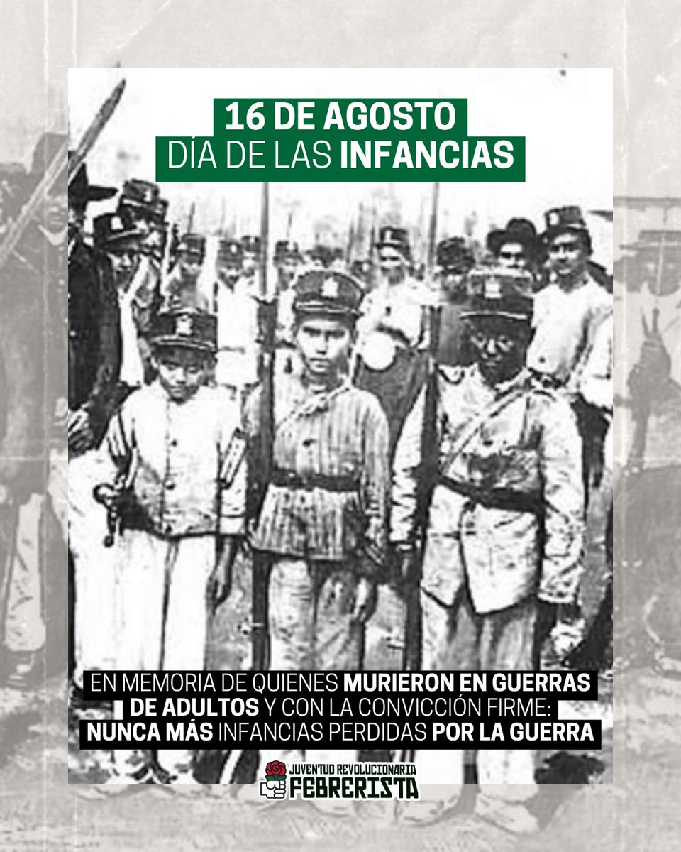 ¿Estamos piko dispuestos a seguir sacrificando el futuro de nuestros niños para que unos pocos con poder vivan mejor? Ovalemaaaa

¿O vamos a ser el ejército que los defienda, que les devuelva su derecho a soñar, a estudiar, a vivir?