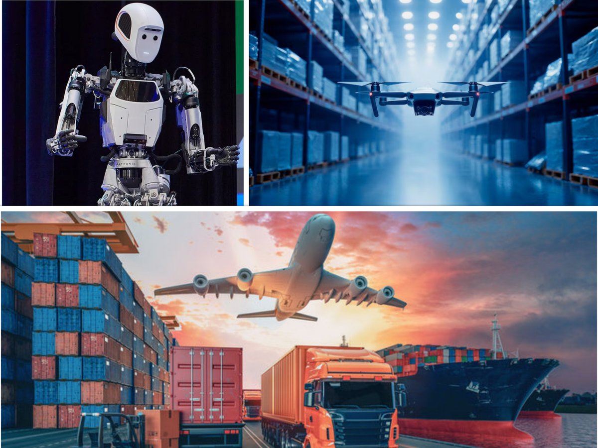 EL impacto de la IA en otras tecnologías es innegable. Ahora te cuento sobre su influencia en la robótica y, a través de ella, en la logística: el arte de que todo llegue en tiempo y forma a un precio razonable: shorturl.at/SCfqs #Tecnología #IA #logística  #robótica
