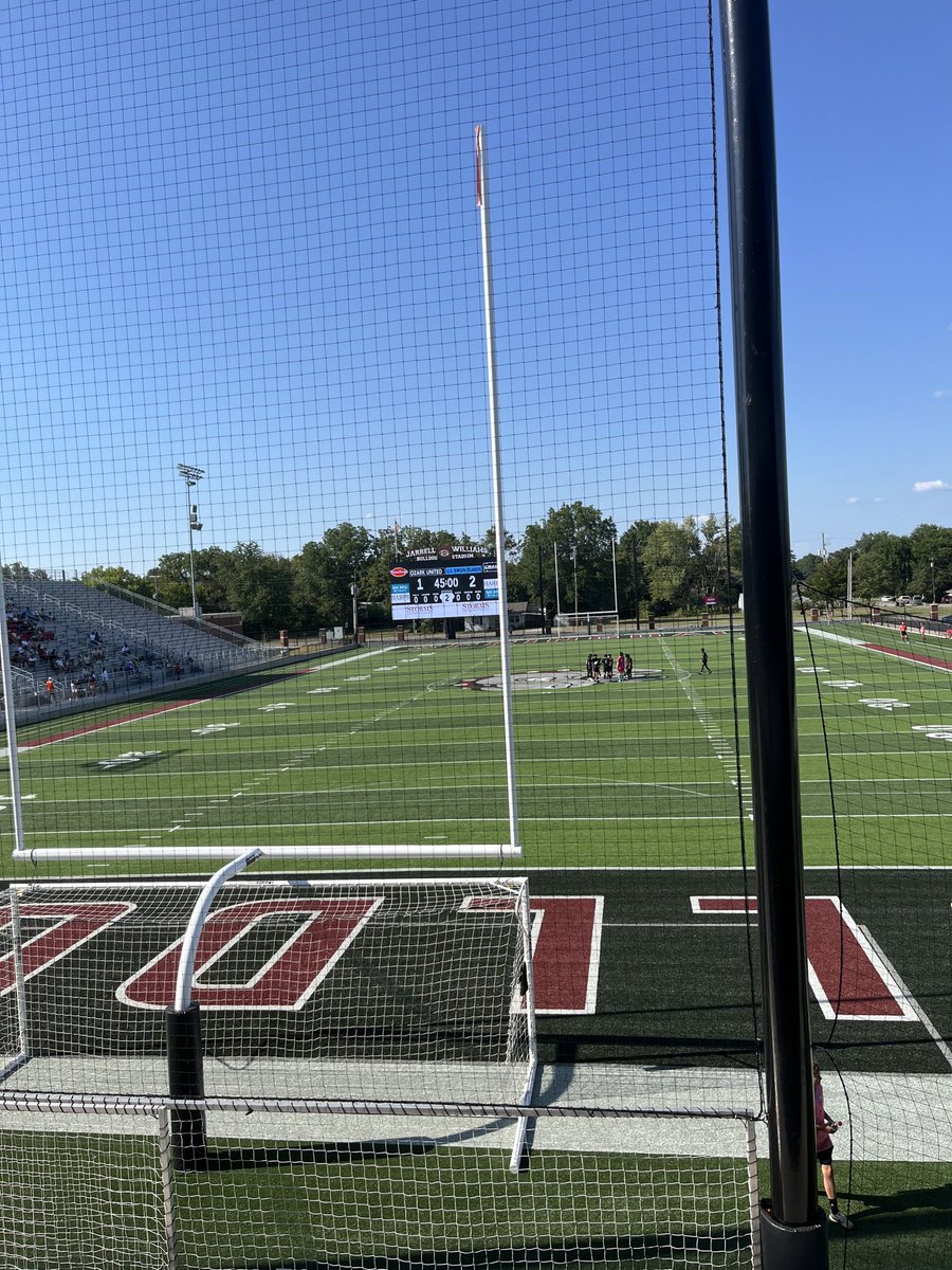 Getting ready for the start of the second half here as U.S. Virgin Islands leads Ozark United 2-1