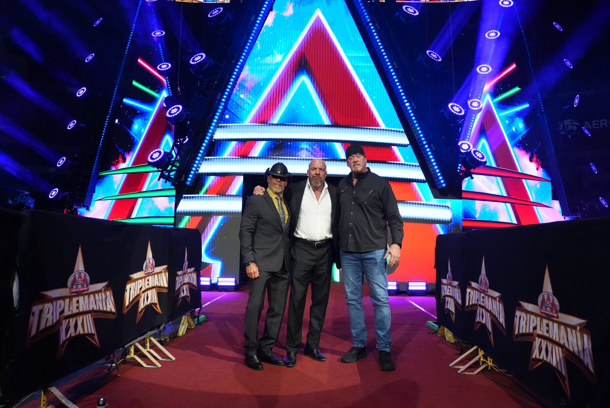 Shawn Michaels (@shawnmichaels) on Twitter photo Doesn’t get bigger than this.
Legends, legacy, and the future of lucha all under one roof at #TripleMania.
Live TONIGHT from Arena CDMX 9 ET/6 PT. <a href="/luchalibreaaa/">Lucha Libre AAA Worldwide</a>
▶️ youtube.com/watch?v=0BrCXB…
<a href="/WWE/">WWE</a> <a href="/TripleH/">Triple H</a> <a href="/undertaker/">Undertaker</a> Doesn’t get bigger than this.
Legends, legacy, and the future of lucha all under one roof at #TripleMania.
Live TONIGHT from Arena CDMX 9 ET/6 PT. <a href="/luchalibreaaa/">Lucha Libre AAA Worldwide</a>
▶️ youtube.com/watch?v=0BrCXB…
<a href="/WWE/">WWE</a> <a href="/TripleH/">Triple H</a> <a href="/undertaker/">Undertaker</a>