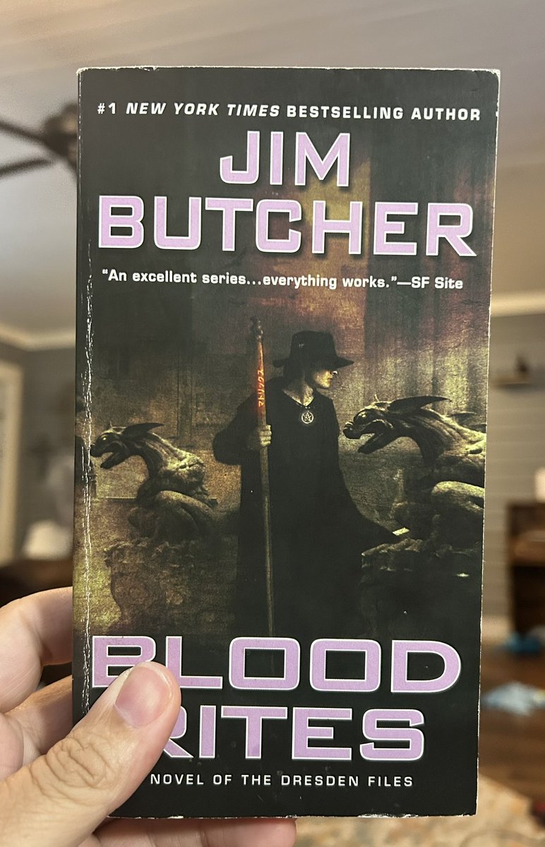 There is an event/revelation in Blood Rights that has hooked me more than any of the previous books. Great character development from the previous books as well! (If you know, don’t spoil it in the comments.) #DresdenFiles #jimbutcher #BloodRights