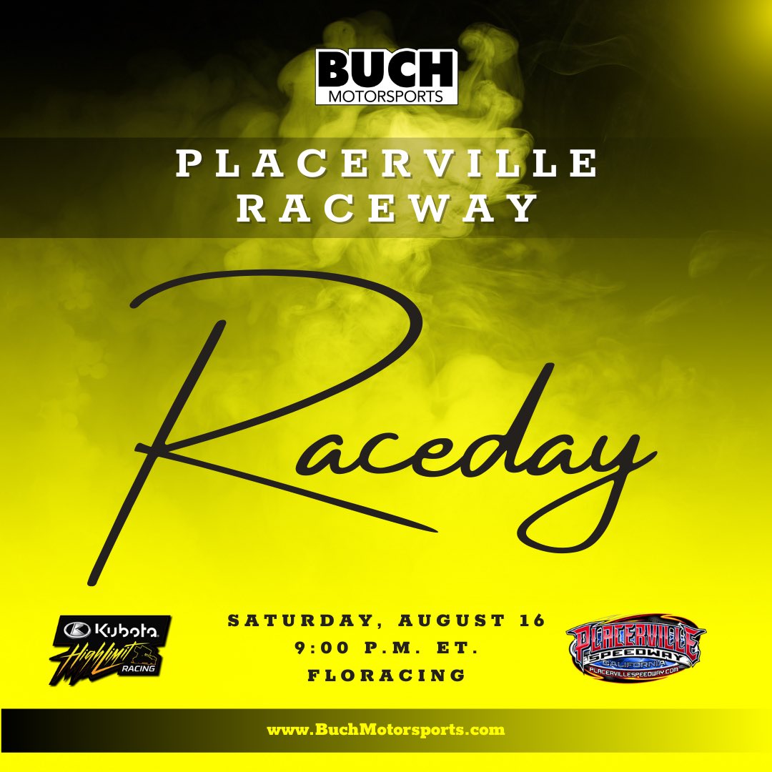 It’s bullring action tonight at Placerville!☀

🏎: <a href="/DaisonPursley/">Daison Pursley</a> 
🏁: <a href="/pvillespeedway/">Placerville Speedway</a> 
📍: Placerville, California
🕰: 9:00 p.m. ET
📺: <a href="/FloRacing/">FloRacing</a>  
📆: bit.ly/3aYnLVr
🛍: bit.ly/4hAKshv