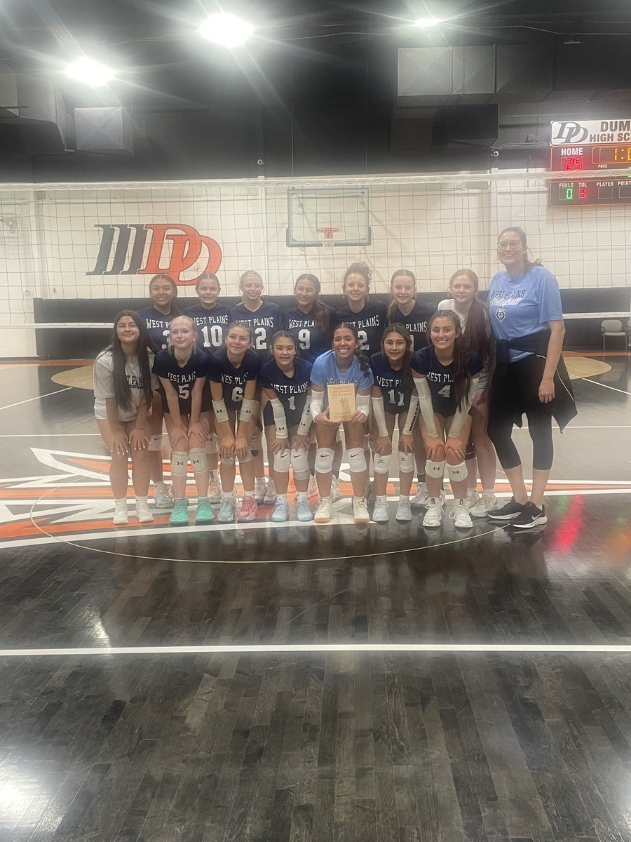 West Plains Volleyball (@wplainsvb) on Twitter photo Dumas 9th grade tournament champs for the 4th straight year!! Proud of this group and Coach Owens💙
Special thanks to Coach Baker and <a href="/dcastellon23/">David Castellon</a> for being the best bus driver/assistant coaches. We appreciate you!! Dumas 9th grade tournament champs for the 4th straight year!! Proud of this group and Coach Owens💙
Special thanks to Coach Baker and <a href="/dcastellon23/">David Castellon</a> for being the best bus driver/assistant coaches. We appreciate you!!