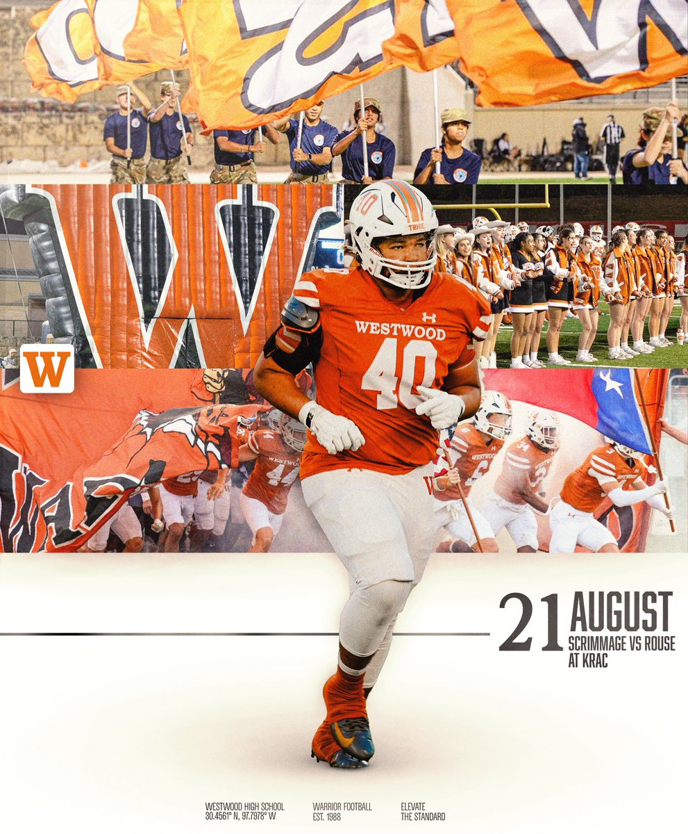 Westwood Warriors - #WeAreWarriors (@wwhswarrior) on Twitter photo See you at Kelly Reeves this Thursday 📍
#ElevateTheStandard
<a href="/CoachWard2/">Derek Ward, MCAA</a> See you at Kelly Reeves this Thursday 📍
#ElevateTheStandard
<a href="/CoachWard2/">Derek Ward, MCAA</a>