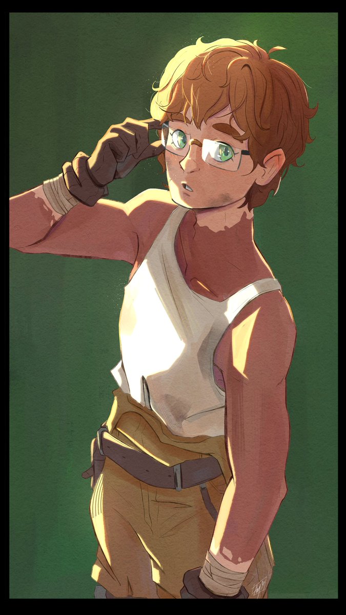 I keep making him prettier every new DnD arc outfit