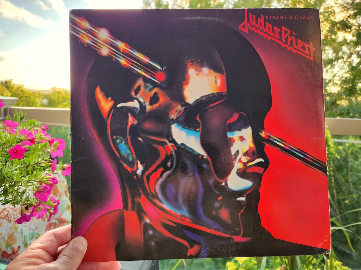 DeckBeersNFLD's tweet photo. Deck Spins. Judas Priest. Stained Class. 1978. I feel this is peak Priest, and that's saying something, but this took it to another level in 78. Early U.S press. Hope everyone is spinning tonight! #NowPlaying #judaspriest #vinylcommunity #stainedclass https://t.co/R1yTEbtzyT