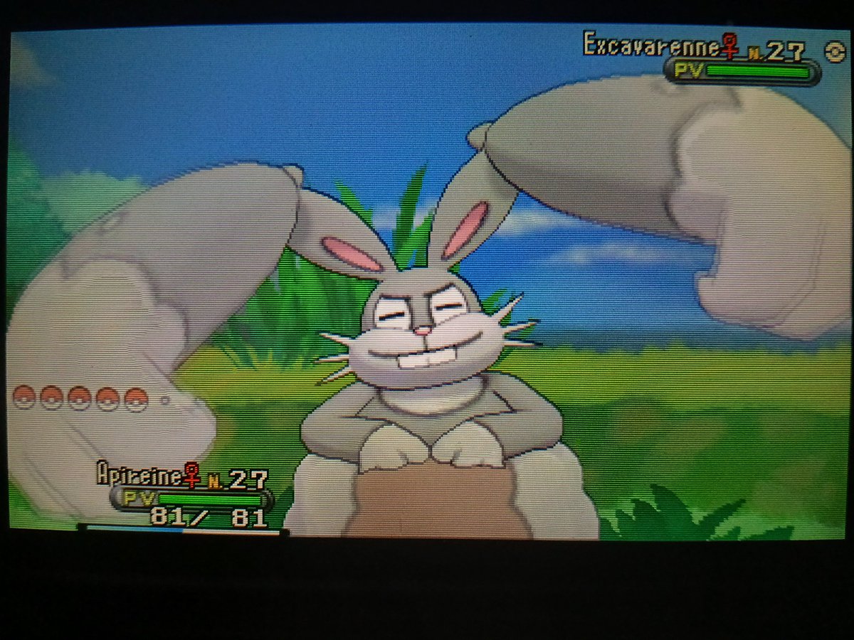 🌟686/1025🌟: Excavarenne shiny trouvée en 419 rencontres aléatoires 😉
Famille complète ✅️