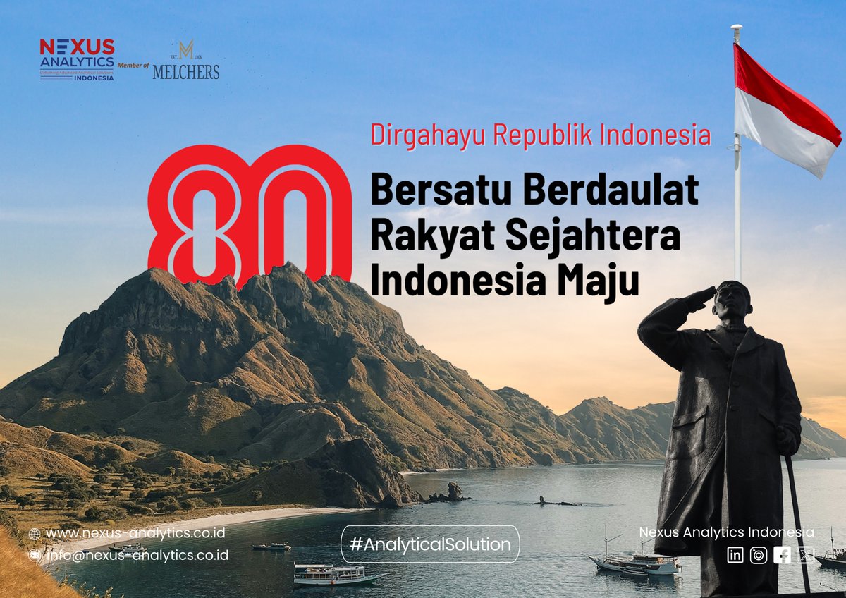 Dirgahayu Republik Indonesia ke-80! 🇮🇩

Mari kita terus menjaga persatuan, memperkuat kedaulatan, dan bersama-sama mewujudkan kesejahteraan rakyat demi Indonesia yang maju. 

Kami percaya, kemajuan riset dan industri merupakan bagian penting dari masa depan bangsa yang berdaulat.
