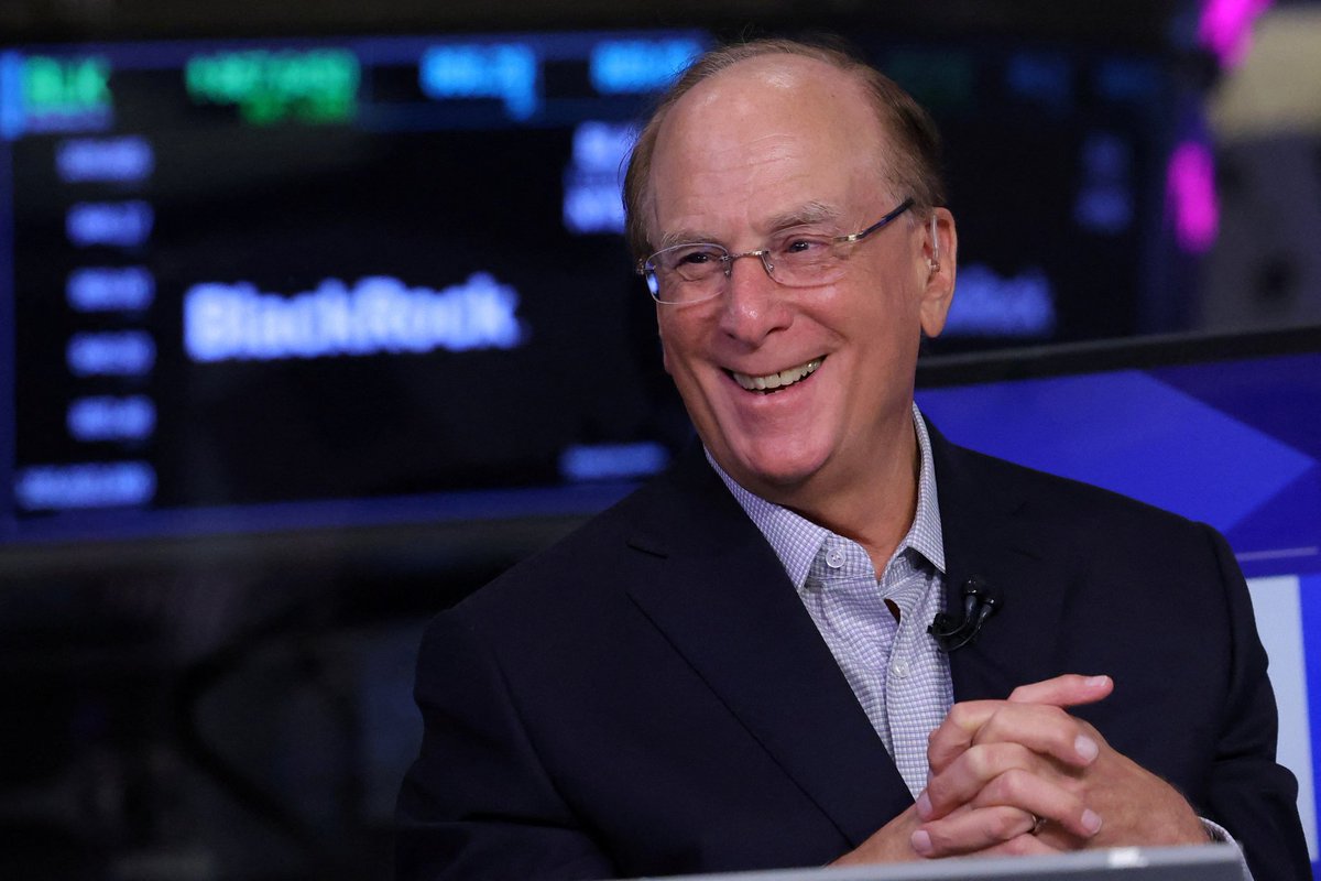BREAKING: The World Economic Forum has named BlackRock’s Larry Fink as its new chairman.