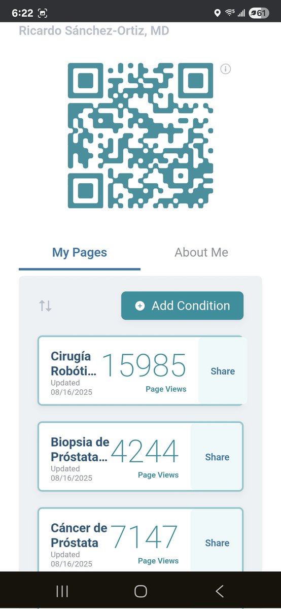 If you are wondering about the online engagement potential of your older Spanish-speaking patients, look at our <a href="/WellPrept/">WellPrept</a> visits since my enrollment.  Join the Wellprept community and feel free use our videos in Spanish. Happier, better informed patients with Wellprept!