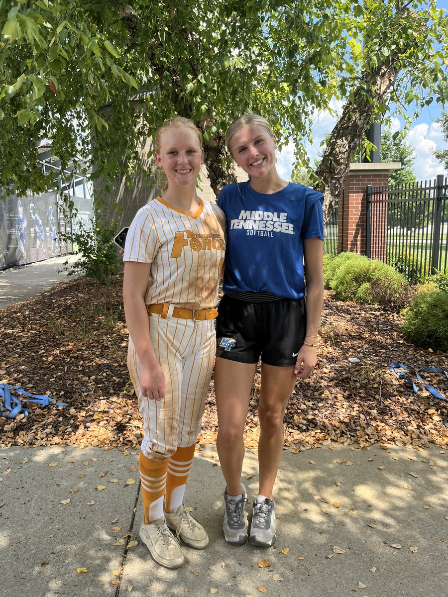 Lauren Fuss (@laurenfuss2027) on Twitter photo so today i had the greatest opportunity to attend <a href="/MT_Softball/">Middle Tennessee Softball</a> prospect camp. it was such a surreal experience playing on their field. i was also blessed to meet a siegel softball alumni and my high school head coach’s best friend. <a href="/SiegelStarsSB/">Siegel Stars Softball</a> <a href="/SiegelAthletics/">Siegel Athletics</a> so today i had the greatest opportunity to attend <a href="/MT_Softball/">Middle Tennessee Softball</a> prospect camp. it was such a surreal experience playing on their field. i was also blessed to meet a siegel softball alumni and my high school head coach’s best friend. <a href="/SiegelStarsSB/">Siegel Stars Softball</a> <a href="/SiegelAthletics/">Siegel Athletics</a>