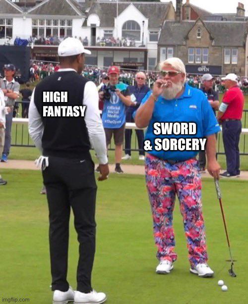 Sword &amp; Sorcery...

Because sometimes you don't want to wait 15 years for the next book.