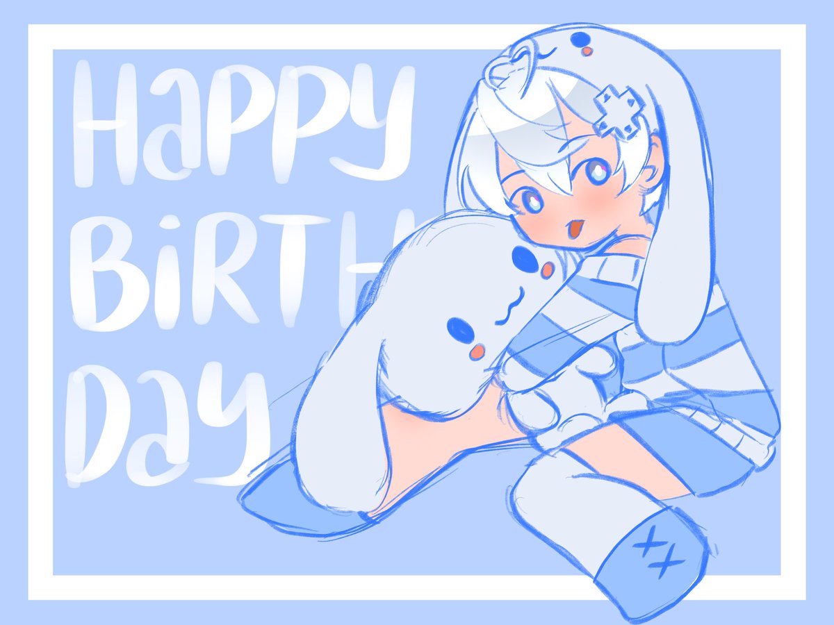 kloveroon's tweet photo. Happy birthday dog boy #RialeArt https://t.co/cOyNG3vypa