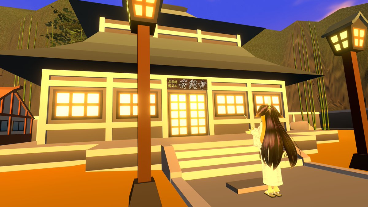 お寺「安能寺」の日常より👘
夕暮れの1枚🌄
#SayaTown