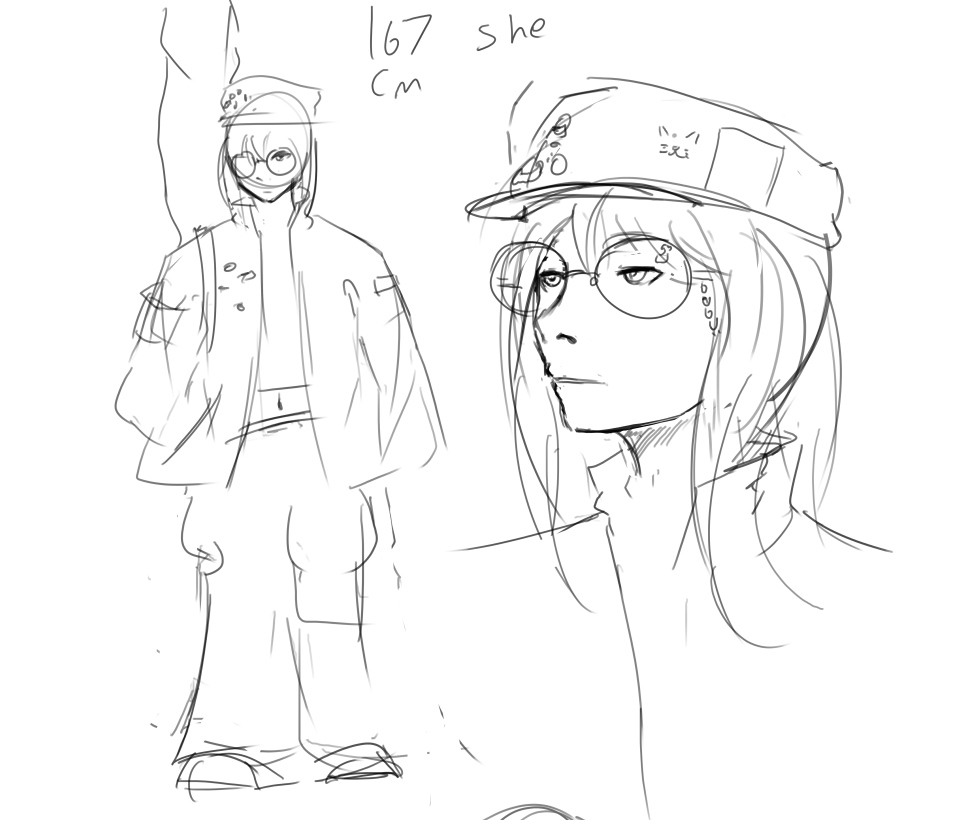 5 min sketch before work. I started 12 hr shifts 5 days a week so drawing time has been greatly reduced