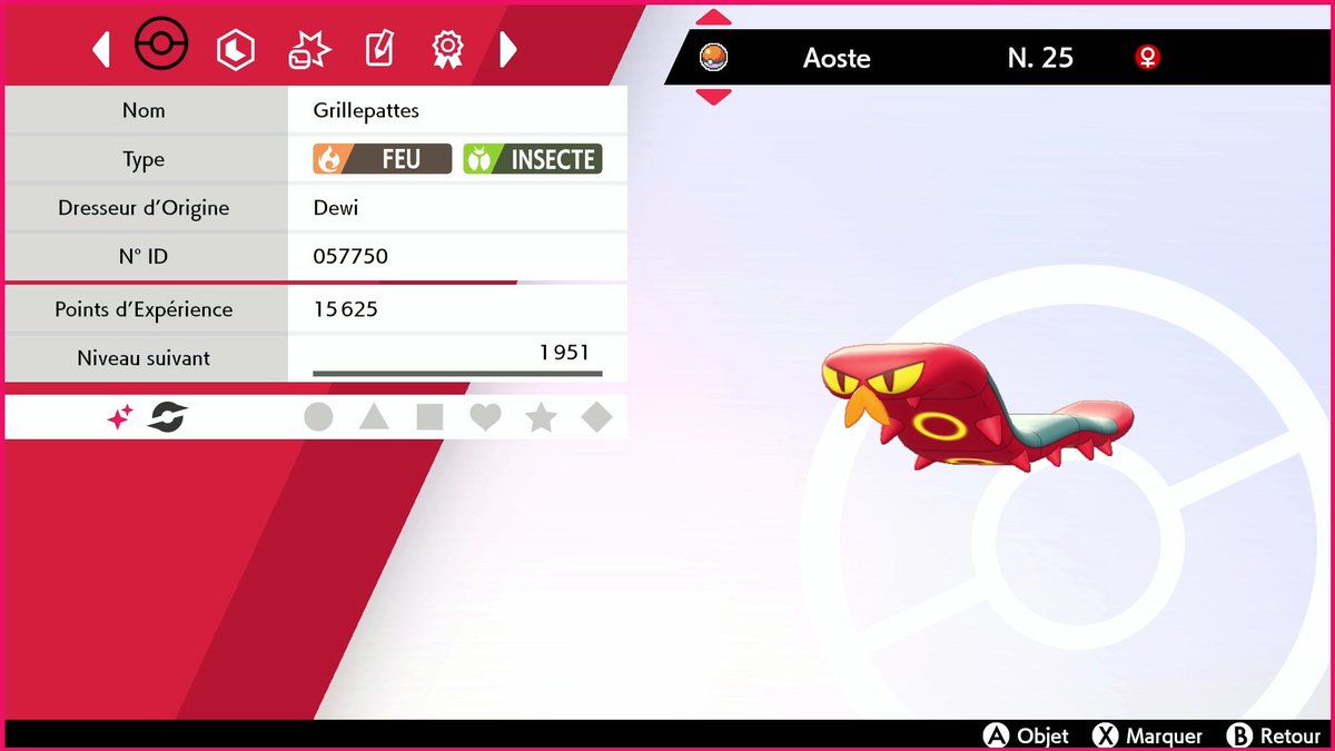 Le premier shiny de l'IRL de mon côté !!

⭐Grillepattes Shiny en 5295 resets dans l'arène de Motorby sur Pokémon Bouclier⭐

5e étape de mon Map quest à Galar !

Ce shiny en IRL fait trop plaisir !!

#SHLS11 #FullOdds #Shiny