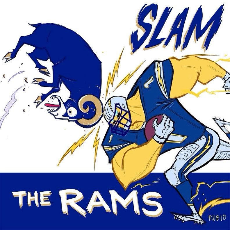 WHO’S HOUSE?

RUN’S HOUSE!

Seriously, that’s what I immediately think of.

Have fun at SoFi, Fam!
@Chargers #BoltFam
⚡️⚡️⚡️

Another #BoltHero Classic! NO AI! All hand drawn!