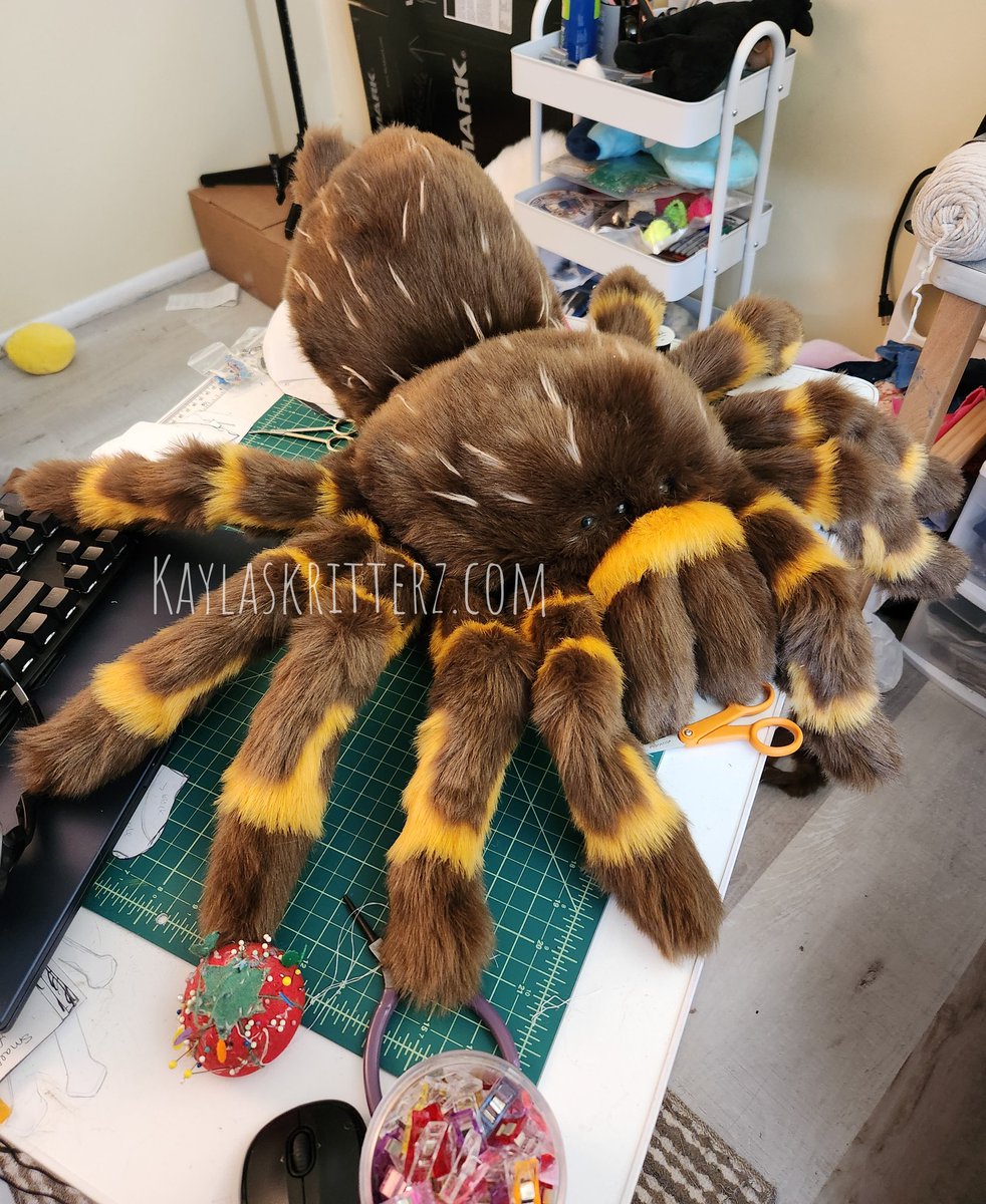 Almost done with this cutie! Still need to do the inner liner, armature, and bag connections. But she was looking too cute not to share. Last peek before official photos! ^^