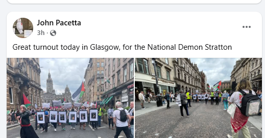 How one of our local hate-mongers saw today's anti-Israel rally.

#amYisraelChai 
#StandWithIsrael