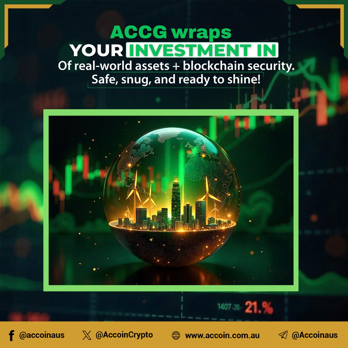 🌍 ACCG Token is more than just crypto — it’s your gateway to a smarter, safer financial future.

The next-gen financial solution is here. Will you be part of it

Trade Now👇
koinpark.com/trade/ACCG-USDT

#ACCG #AFLHawksDees  #Putin #AFLCrowsPies