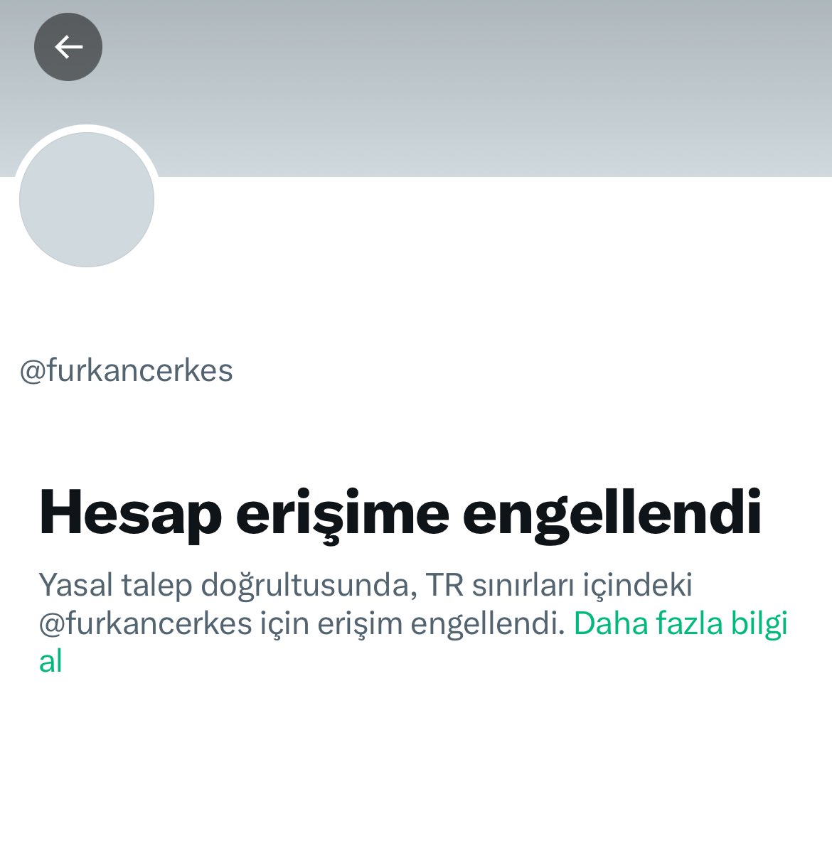 Hesabım erişimə əngəlləndiğində sevinən Türk düşmanı oç furkan yaraqbaşının da hesabı erişimə əngəllənmiş. 

Sənə və sənə dəstək olan hərkəsin şah damarına soxum, hamına soxtuğumun ıslaq banyo pərdəsi səni.