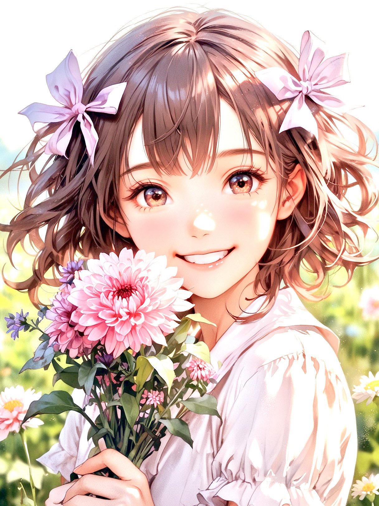 ダリア（感謝） 広告入り種子（ブーケ）／ダリア｜花言葉（感謝・優雅