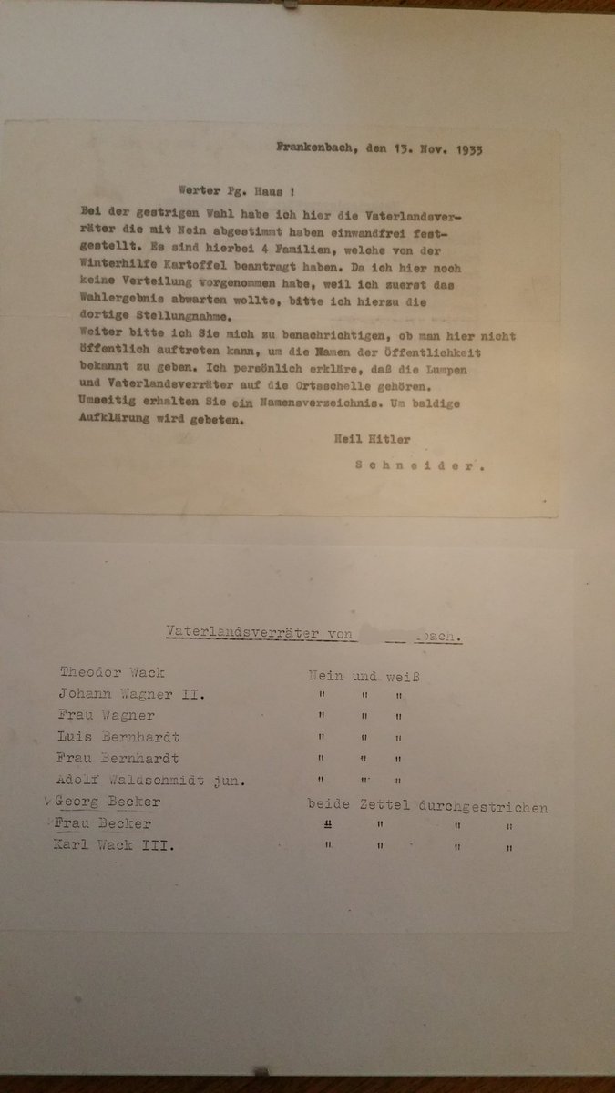 Wie staatlich autorisierte, beauftragte oder geduldete Meldestellen in Deutschland seit etwa 92 Jahren perfekt funktionieren, das belegt dieses Dokument, welches durch glückliche Fügung als Original den Weg in meinen Besitz gefunden hat. Jeder, der dies mitmacht, unterstützt,