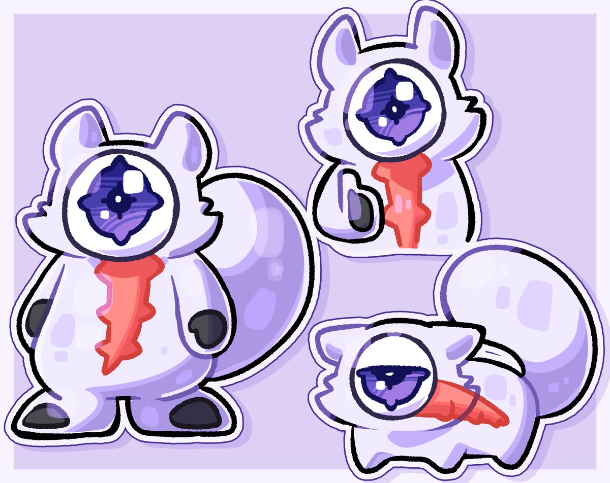 about time i finally make an ai-ball OC so heres the creature, Bel!  

#AITSF