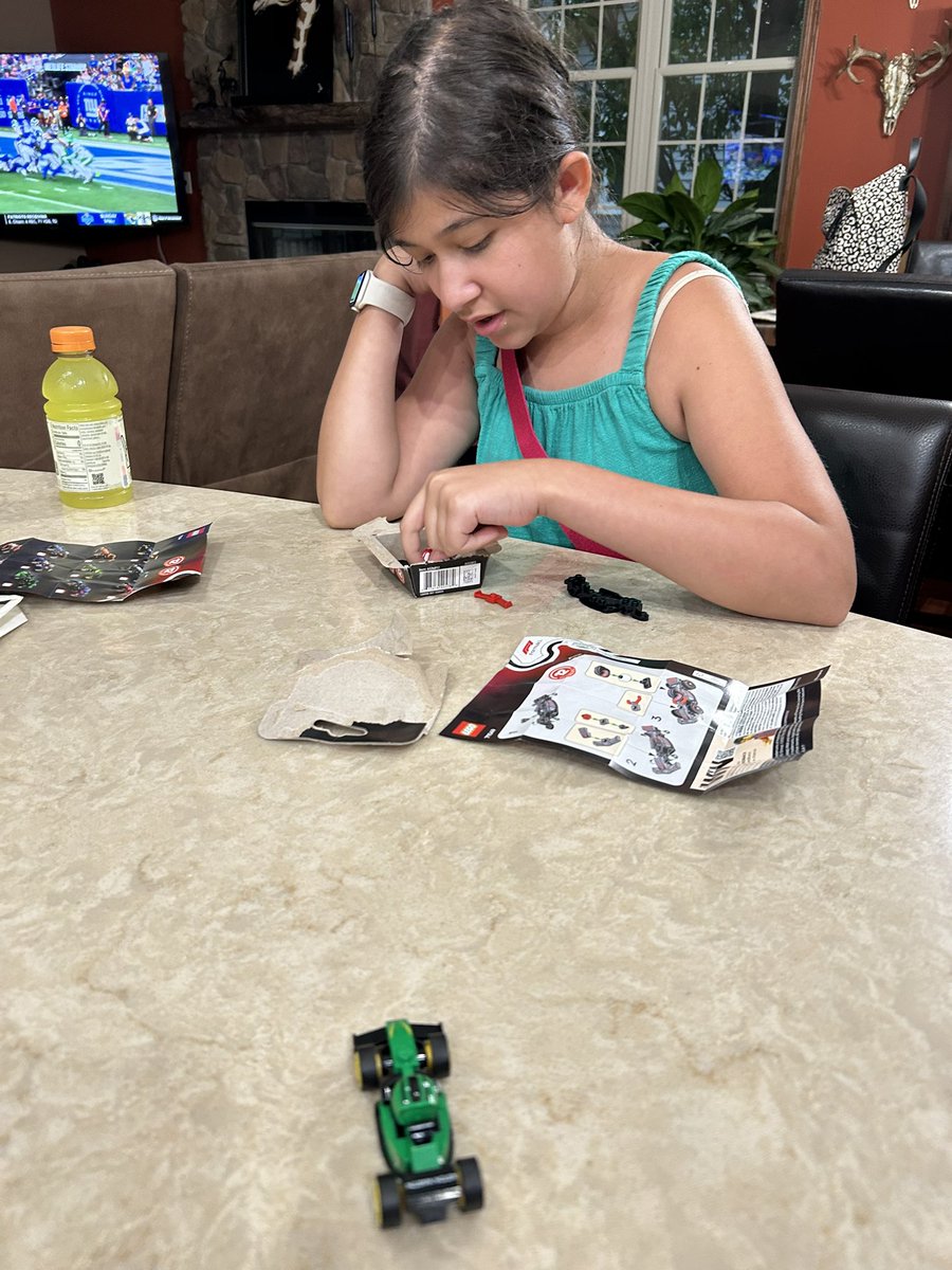When the kiddo wants to put a mini Lego on her backpack but it’s not a Ferrari, McLaren, or a Mercedes 😂