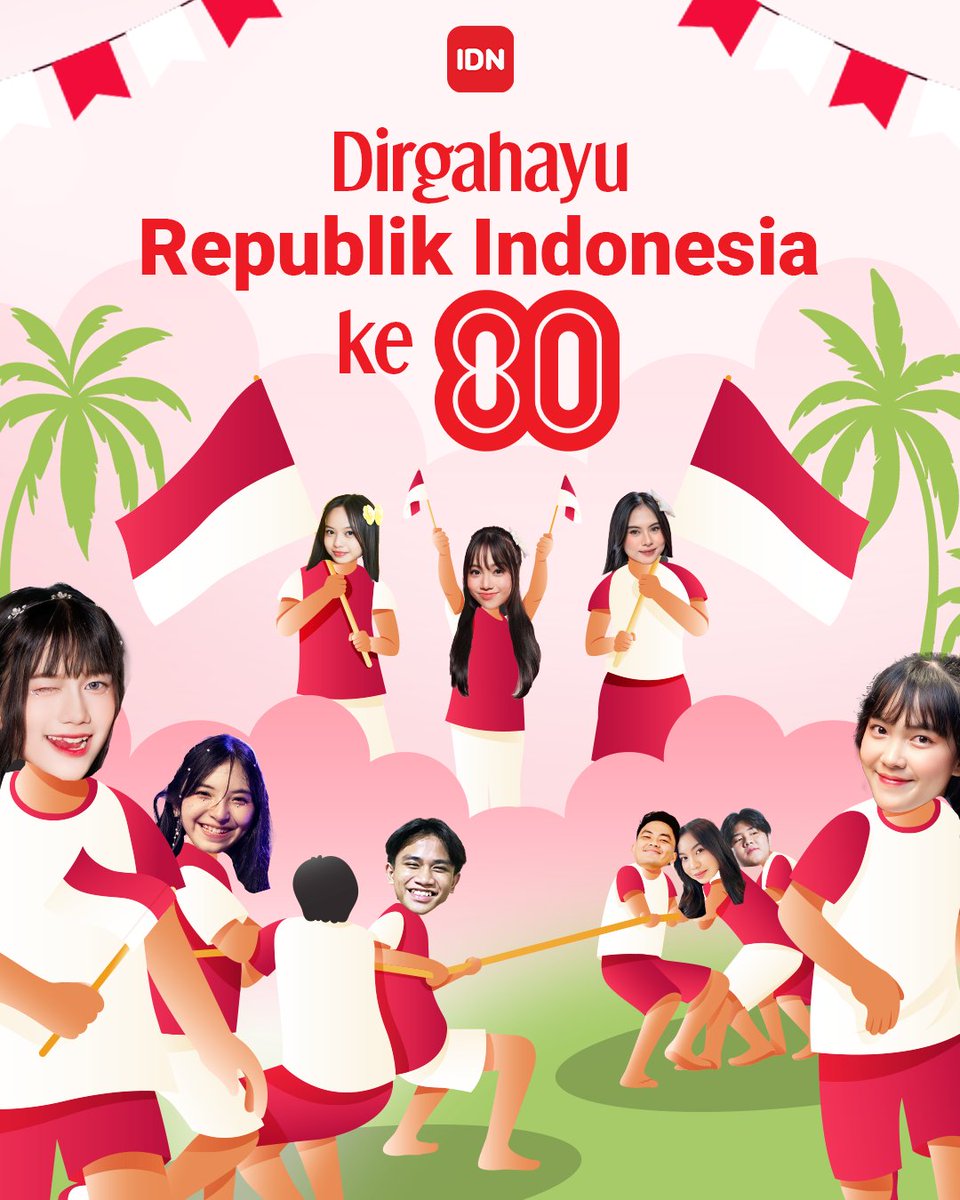Selamat Hari Kemerdekaan Republik Indonesia yang ke-80 🇲🇨 

Mari kita jadikan semangat kemerdekaan sebagai penyemangat bagi kita untuk terus berjuang memajukan Indonesia.