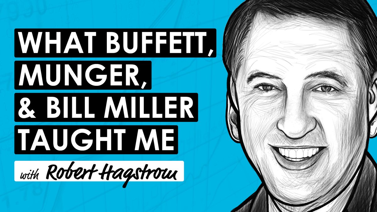 I'm excited to share a new episode of the #RicherWiserHappier podcast: my conversation with <a href="/RobertGHagstrom/">Robert Hagstrom</a>, author of "The Warren Buffett Way." Chatting with him about Buffett, Munger &amp; Bill Miller (his colleague for 14 years) was a total delight! 
Listen or watch: