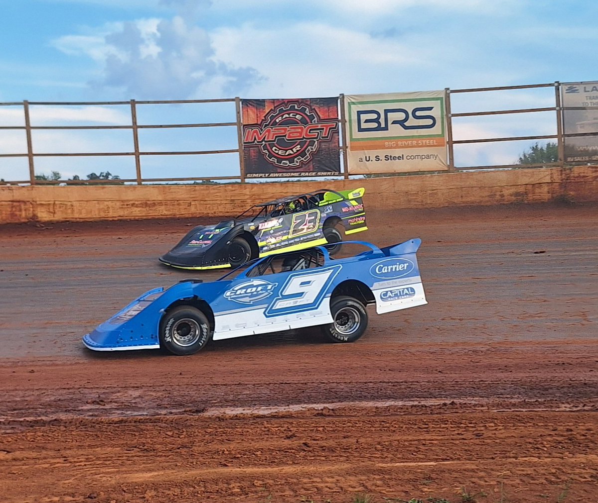 Richard Allen/MotorsportsReport (@richardallenmsr) on Twitter photo Jason Croft(9) and <a href="/BeckhamMalone23/">Beckham Malone Racing</a> side-by-side during <a href="/SoThunderSDS/">Southern Thunder Super Dirt Series</a> hot laps <a href="/smokymtnspeed/">Smoky Mountain Speed</a>. #DirtLM Jason Croft(9) and <a href="/BeckhamMalone23/">Beckham Malone Racing</a> side-by-side during <a href="/SoThunderSDS/">Southern Thunder Super Dirt Series</a> hot laps <a href="/smokymtnspeed/">Smoky Mountain Speed</a>. #DirtLM