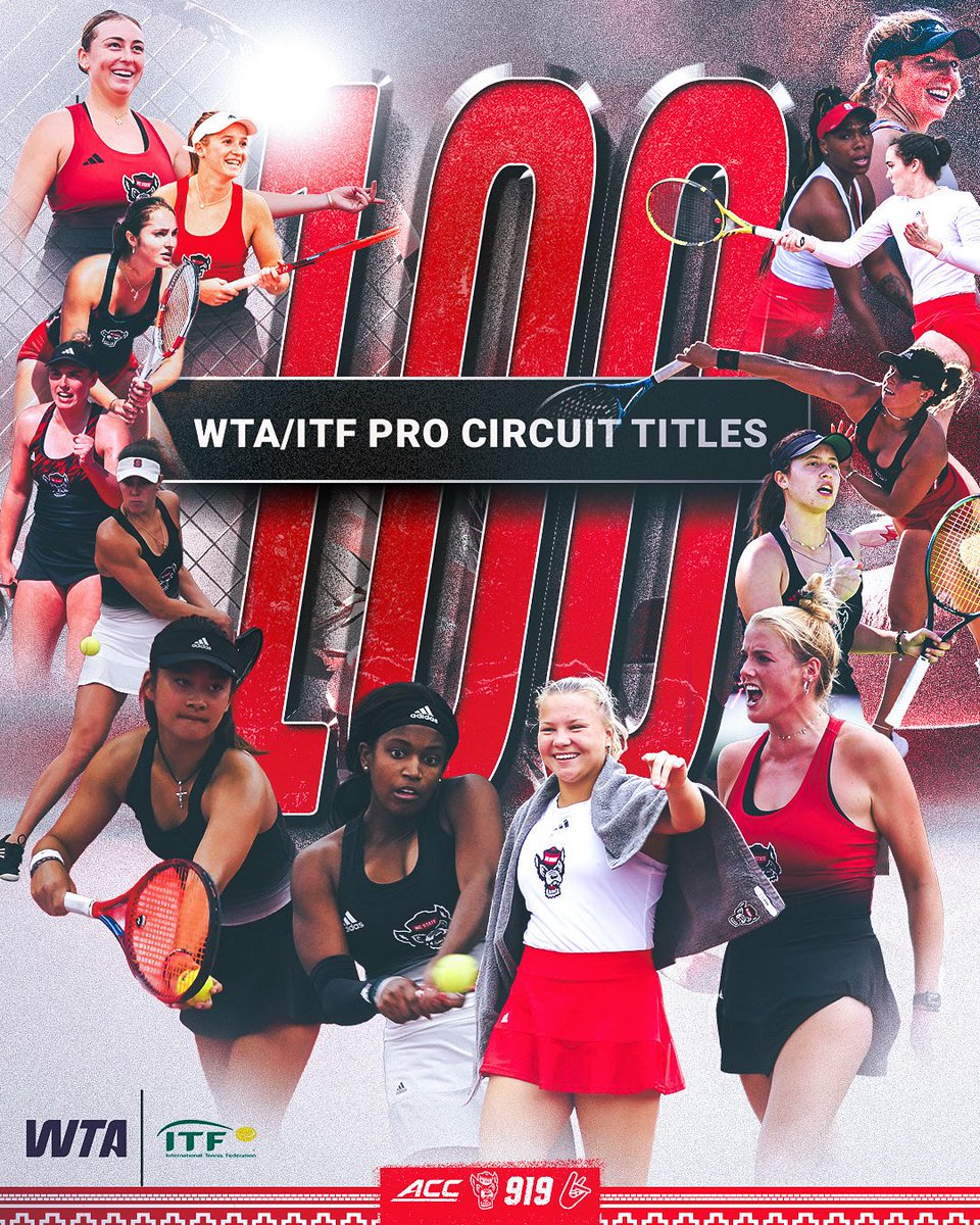 PackWTennis's tweet image. With Priska Nugroho’s W35 doubles title today in Germany, Wolfpack women’s tennis players, both past and present, have now combined for 100 WTA/ITF Pro Circuit titles, 97 of them coming in just the last four years‼️🐺🎾

#GoPack